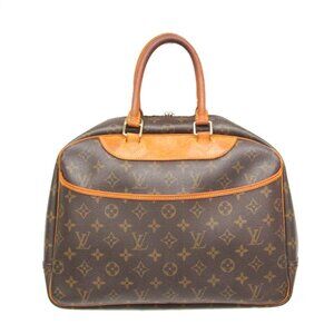 LOUIS VUITTON Brown Monogram Deauville Bag